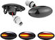 Einparts 254921 Seitenblinker Flasher Suzuki Swift 05-17 Swift 17+ Großer Vitara 05-15 Vitara 15-19 Jimny 12-18 SX4 06-14 SX4 S-Cross 13+ Baleno 16+ Celerio 14+ Ignis 16+ Agila 08-14 Sechzehn Led Dynamic Rauch 2 Stücke
