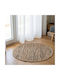 Ravelia Ronda Non-Slip Round Summer Jute Rug Φ100cm