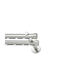 MRShome Toledo Two-Way Metallic Curtain Track in Silver Colour 160cm MRS902NS160D