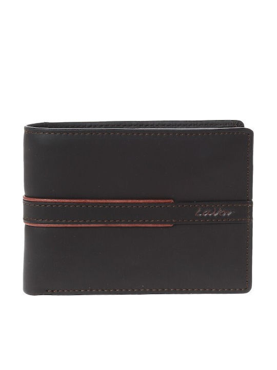 Lavor Leather Men's Card Wallet with RFID Brown
