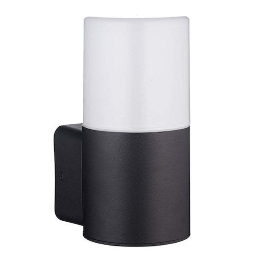 Lumină De Perete Pentru Grădină E27 11.8cm Aluminiu Negru Belight