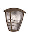 Garden Wall Light Black E27 Max.60w Belight