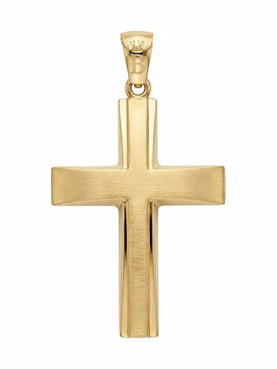 Mertzios.gr Gold Kreuz ohne Kette