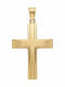 Mertzios.gr Gold Kreuz ohne Kette
