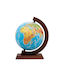 Physischer Globus Holzrahmen 32cm Englische Version
