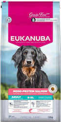 Eukanuba Care 12kg Dry Dog Food Grain-Free for Adult Dogs with Salmon