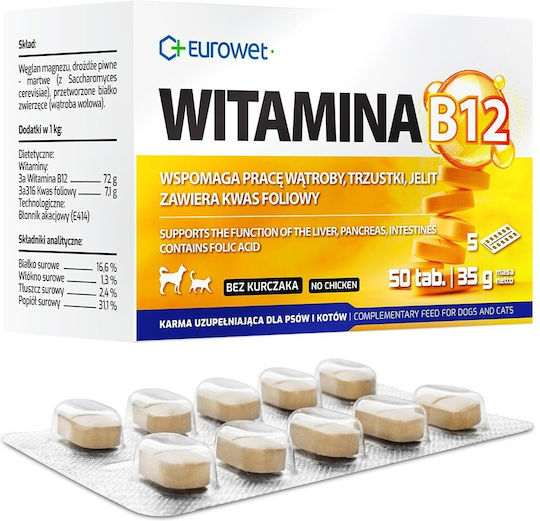Eurowet Eurowet Hund- und Katzen-Polyvitamine in Tabletten für Lebererkrankungen