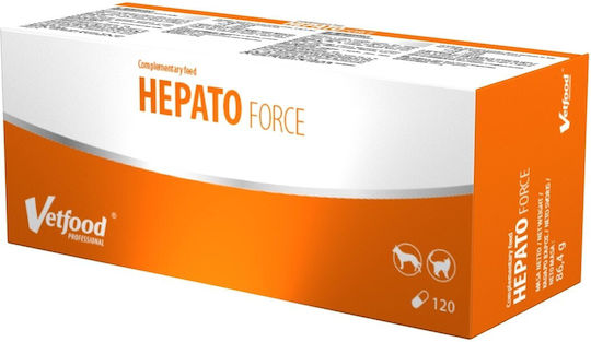 Vetfood Πολυβιταμίνες Σκύλου και Γάτας σε Κάψουλες 200gr για Ηπατικές Παθήσεις