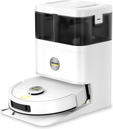 Karcher Rvm 4 Comfort Σκούπα Ρομπότ με Χαρτογράφηση Laser & Απορρόφηση 15000Pa Λευκή