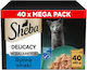 Sheba Wet Food for Cats with Fish Grain Free 40x85gr