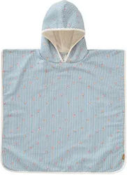 Fresk Kid's Poncho Uv50 Protection Stripes & Crabs