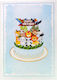 Pop-up Animal Cake Card "animal Cake" Kiriori 10740