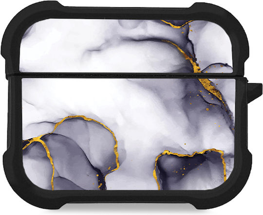 Sonique Marble Series Θήκη Σιλικόνης σε Μωβ χρώμα για Apple AirPods Pro 3