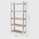 Metallregal Lager 150x70x30 Silber