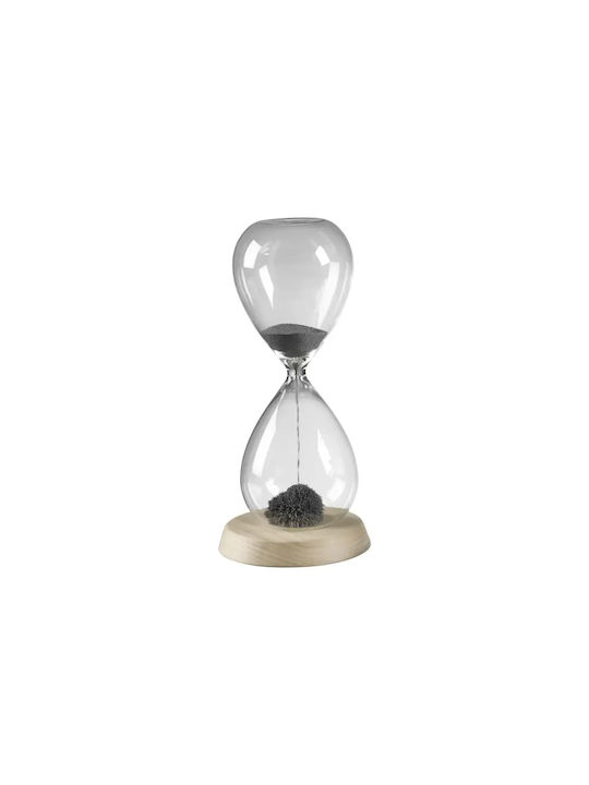 Mascagni Sanduhr Bürodekoration Zubehör Glas & Eschenholz 16cm 1439 Mascagni Sanduhr Bürodekoration Zubehör Glas & Eschenholz 16cm 1439