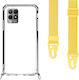 Θήκη Κινητού Διάφανη Ιμάντα Yellow Realme 8i