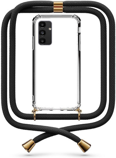 Handyhülle Transparent mit Nackenriemen Schwarz Galaxy A13 5G