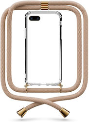 Калъф за мобилен телефон Прозрачен Връв Бежов iPhone 7 Plus/8 Plus Калъф за мобилен телефон Прозрачен Връв Бежов iPhone 7 Plus/8 Plus