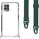 Θήκη Κινητού Διάφανη Ιμάντα Forest Green Realme 8i