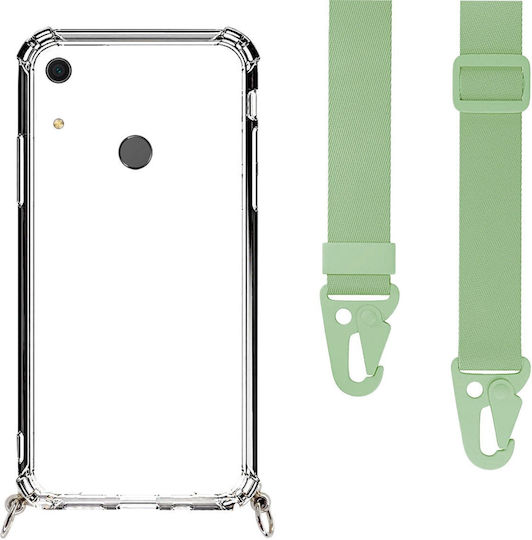 Husă Telefon Transparentă Curea Pistachio Green Huawei Y6s