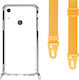Husă Telefon Transparentă Curea Mustard Yellow Huawei Y6s