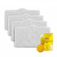 Set 4 Microfibre Pads Deerma Zq600 Zq610 Steam Cleaner