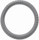 Car Steering Wheel Cover Gray 37-39cm PVC & Rubber Anti-Slip Universal