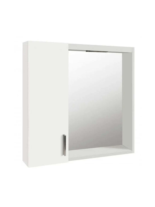 Inter Ceramic Badezimmerspiegel LED mit Schrank 38,5x55,4cm