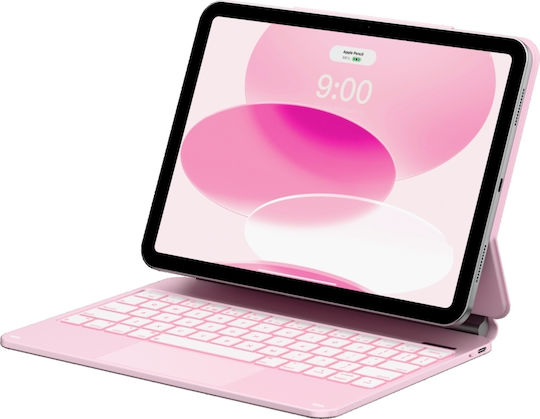 Case Typecase Edge Tastatur Ipad 11" A16 2025 Ipad 10,9" 2022 Rosa