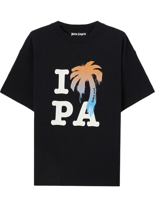 T-shirt Black White