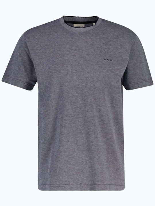 Gant Gant Herrenblusen Kurzarm T-Shirt Dunkelblau