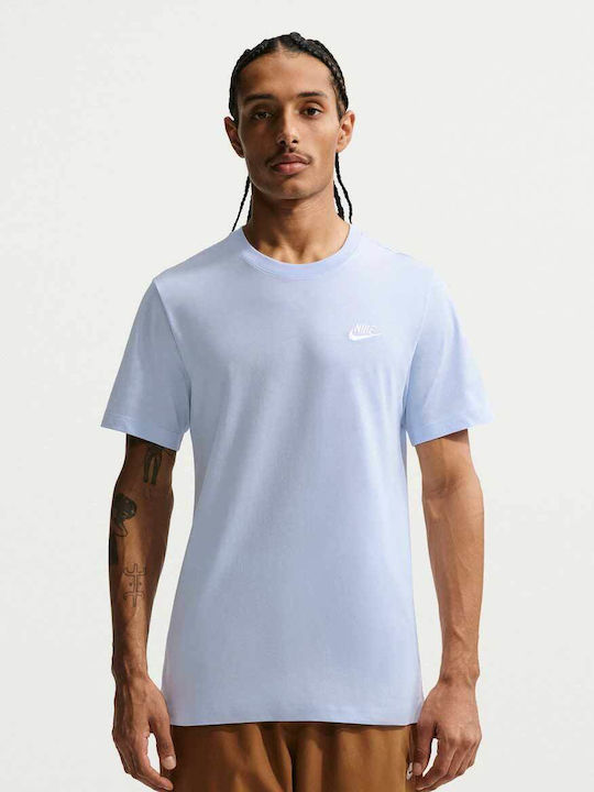 Nike Club Μπλούζα Κοντομάνικη Blue