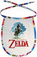 Koupakoupa Zelda Waterproof Baby Bib Made of 100% Cotton with Lace Band Colored
