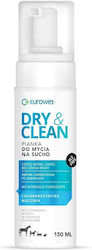 Eurowet Dry & Clean Foam Dogs Cats 150 Ml