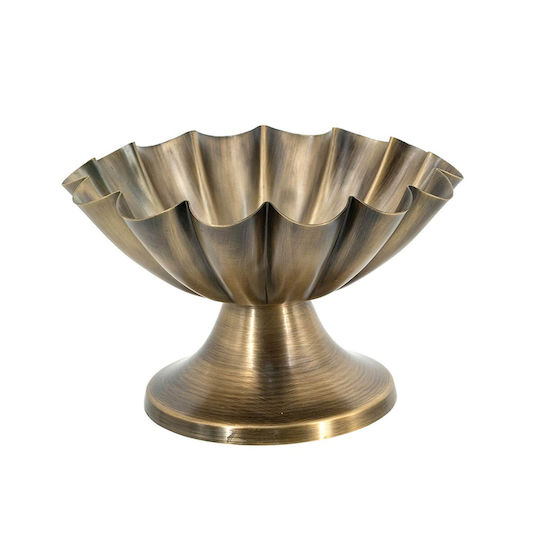 Artekko Solis Διακοσμητικό Μπωλ Μεταλλικό 4cm
