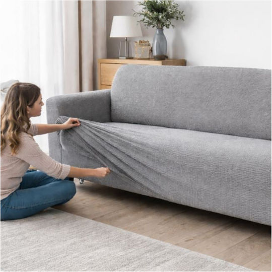 Husă Canapea Elastică Gri 170 215cm