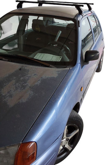 Hermes Car Roof Bars Kit Set with Roof Rack Legs for Toyota Starlet 1991-1999 2 Pieces Car Extra Info