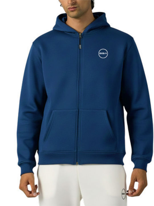 Cardigan With Hood Blue GA12503-BlueBLUE