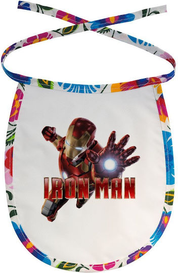 Koupakoupa Ironman Wasserdichte Baby Lätzchen aus 100% Baumwolle mit Spitzenband