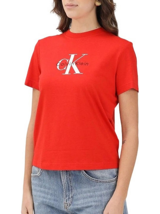 Calvin Klein Damen T-shirt Rote