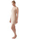 Penye Mood Sommerliches Damen-Schlafanzug-Set Beige