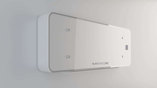 Aerfor Fan Coil Slim 1.7/1.7kW Τοίχου Ασημί