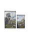 Artekko Book Multicolored Decorative Books Mdf Storage Space 17.8x7.6x26.7 Cm 12.7x5.1x21.6 Cm 2 Pieces