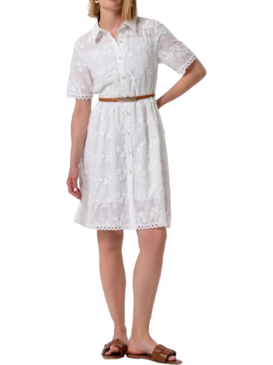 Fracomina Damenkleid Ganztägig Weiß