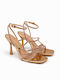 Sandals with Strass Gold