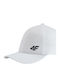 4F Kids' Hat Jockey Fabric White