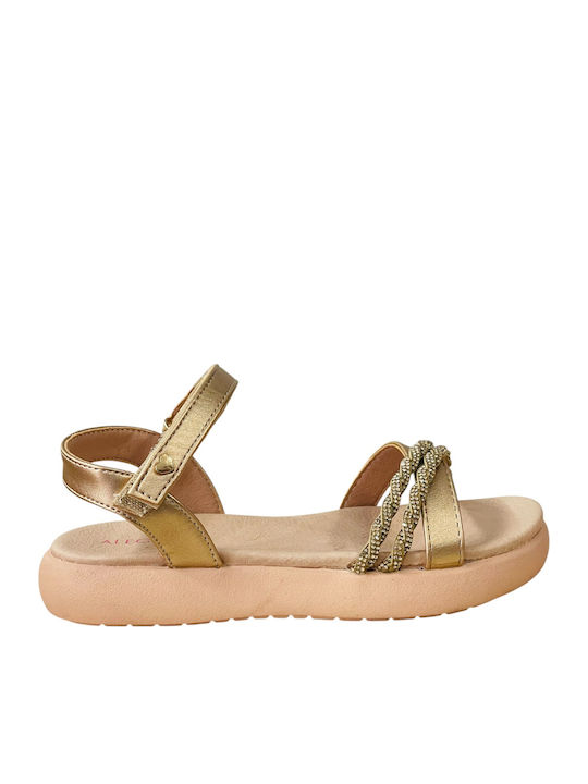 Kids' Anatomic Gold Sandals