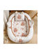 Velvet White Baby-Kissen Nest
