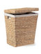 Nef-Nef Homeware Διακοσμητικό Καλάθι Ψάθινο Εκρού 40x30x50εκ.
