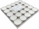 Aromatic Tealights In Gray Colour Up To 8 Hours Duration 25 Pieces